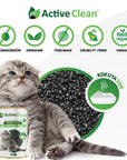 Active Clean Cat Litter Odor Absorber - Natural Pet Odor Eliminator for Effective Odor Control