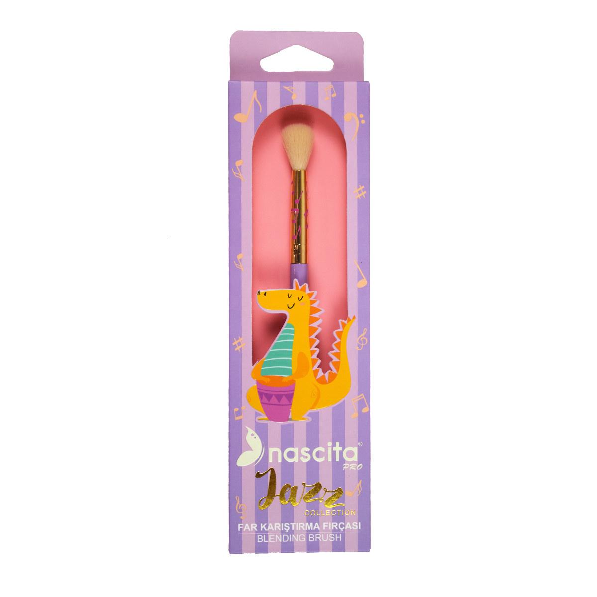 Nascita Jazz Makeup Brush - High-Quality Blending Brush for Professional & Daily Use Nascita Jazz Makeup Brush for Smooth Application makeup brush, Nascita Jazz, blending brush, high-quality makeup tools, professional makeup brush, beauty essentials, makeup application, smooth makeup, gentle on skin, adaptable makeup brush, daily makeup routine, professional makeup, travel makeup kit