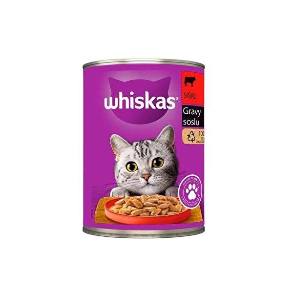 Whiskas Adult Cat Food - Beef Flavored Canned Cat Food for Neutered Cats, 100% Complete Nutrition, 0.88 lbs Whiskas Adult Cat Food - Beef Flavored, 0.88 lbs cat food, adult cat food, canned cat food, beef flavor cat food, neutered cat food, Whiskas cat food, complete cat nutrition, feline nutrition, pet food, high-quality cat food, balanced cat diet, urinary health cat food, healthy skin and coat cat food, eco-friendly pet packaging