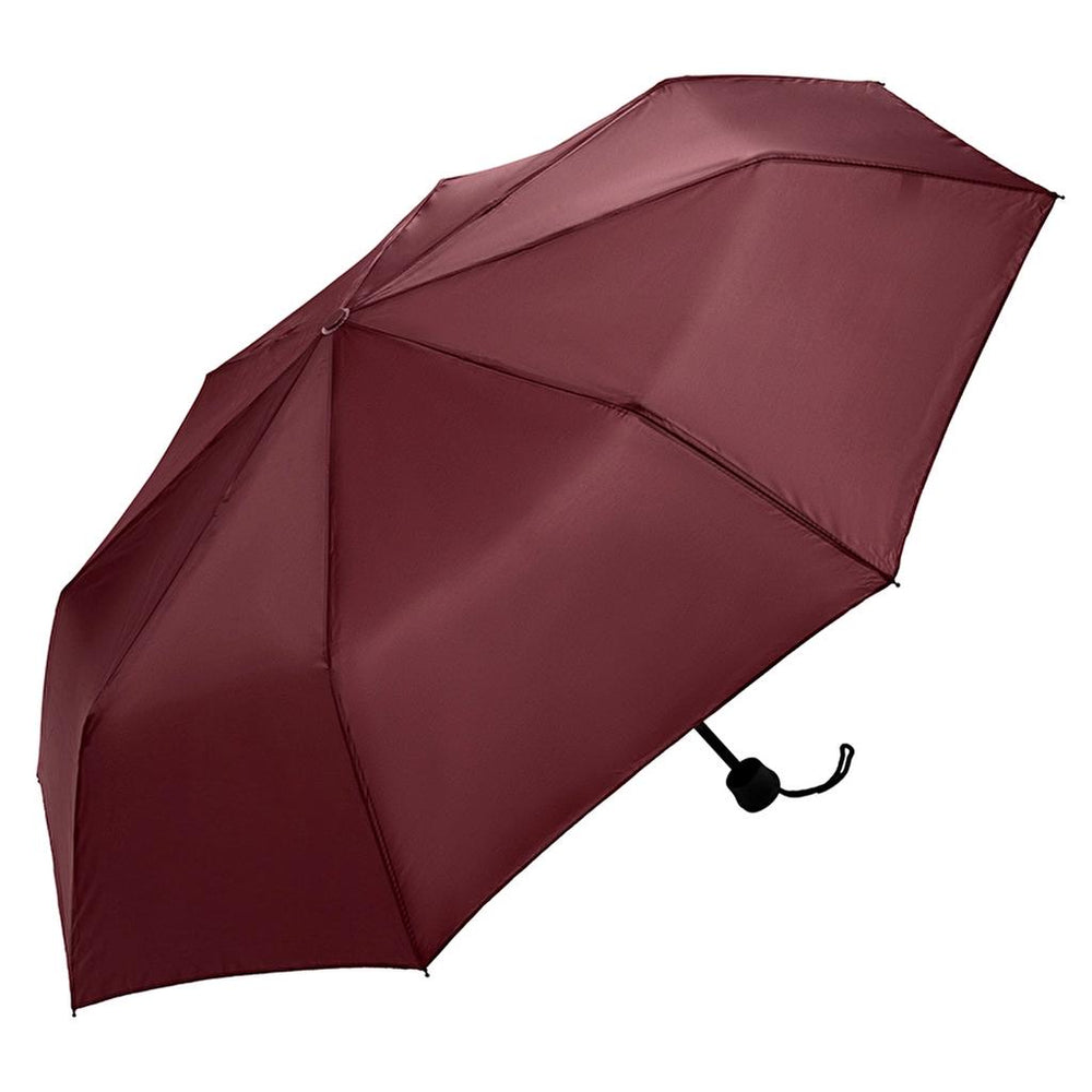 Eklips Manual Compact Rain Umbrella in Burgundy, 1 Count