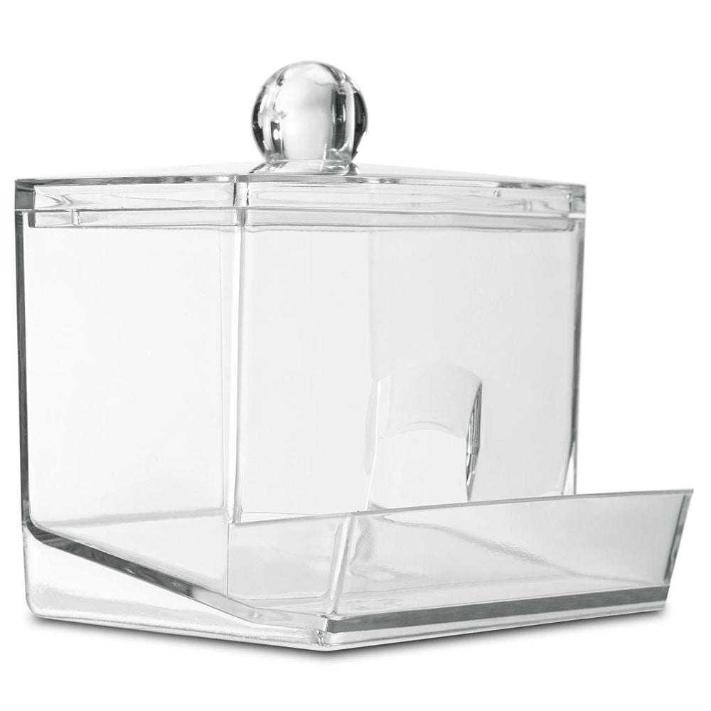 Eklips Cotton Swab Organizer Clear Acrylic Case