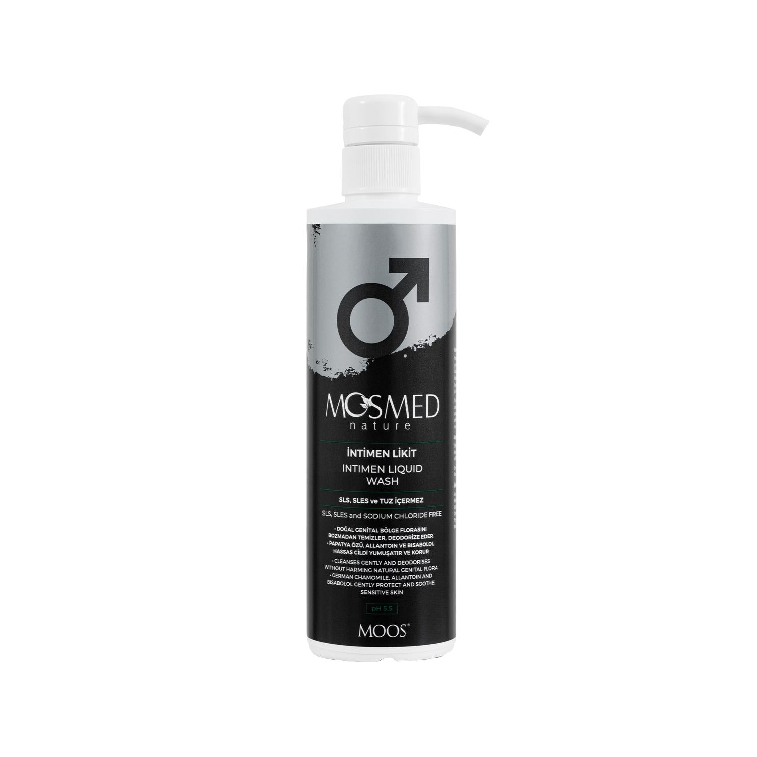Moos Intimate Wash pH 5.5 - Gentle Liquid Intimate Hygiene for Sensitive Skin, 13.53 fl oz Moos Intimate Wash pH 5.5 - Gentle Intimate Hygiene intimate wash, pH 5.5 intimate care, Moos intimate wash, sensitive skin intimate hygiene, liquid intimate wash, gentle intimate care, personal hygiene products, feminine hygiene, men's intimate care, hygiene products for sensitive skin