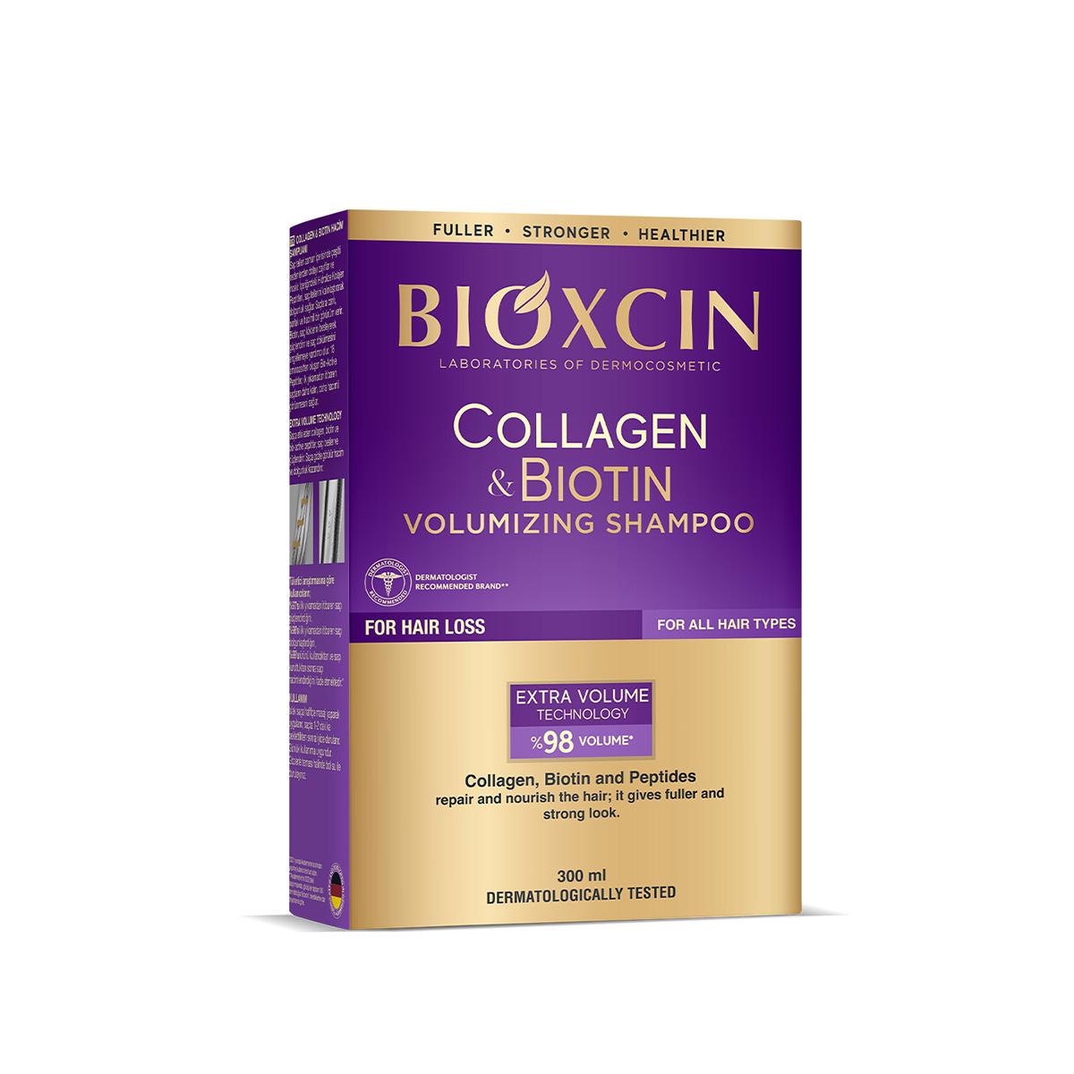 bioxcin collagen and biotin shampoo 300 ml, volumizing hair care product for fine hair Bioxcin Collagen & Biotin Shampoo - Volumizing Formula for Fine Hair | 300 ml Bioxcin Collagen & Biotin Shampoo - Volumizing Formula 300 ml bioxcin, collagen-shampoo, biotin-shampoo, volumizing-shampoo, hair-loss-solution, fine-hair-care, hypoallergenic-shampoo, praben-free-hair-care, ai-generated, hair-strengthening