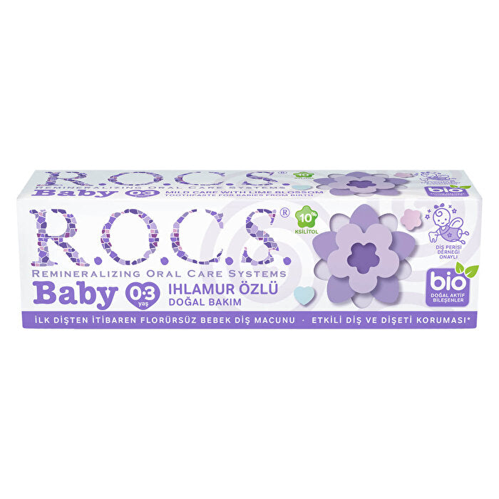 ROCS Baby 0-3 Years Toothpaste 35 ml / Linden Extract - view 3