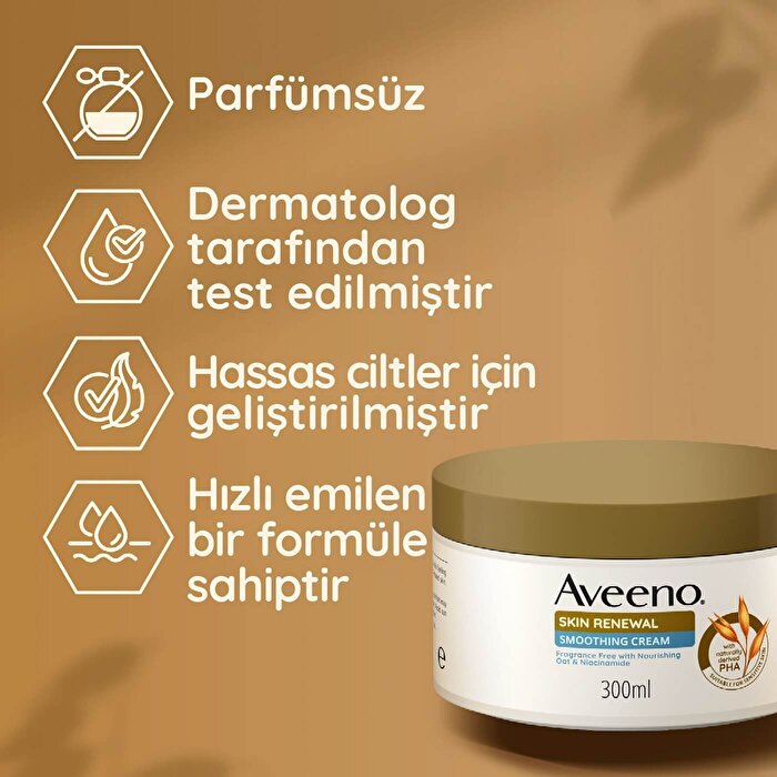 Aveeno Advanced Skin Renewal Cream 300ml - Moisturizing Formula - view 5