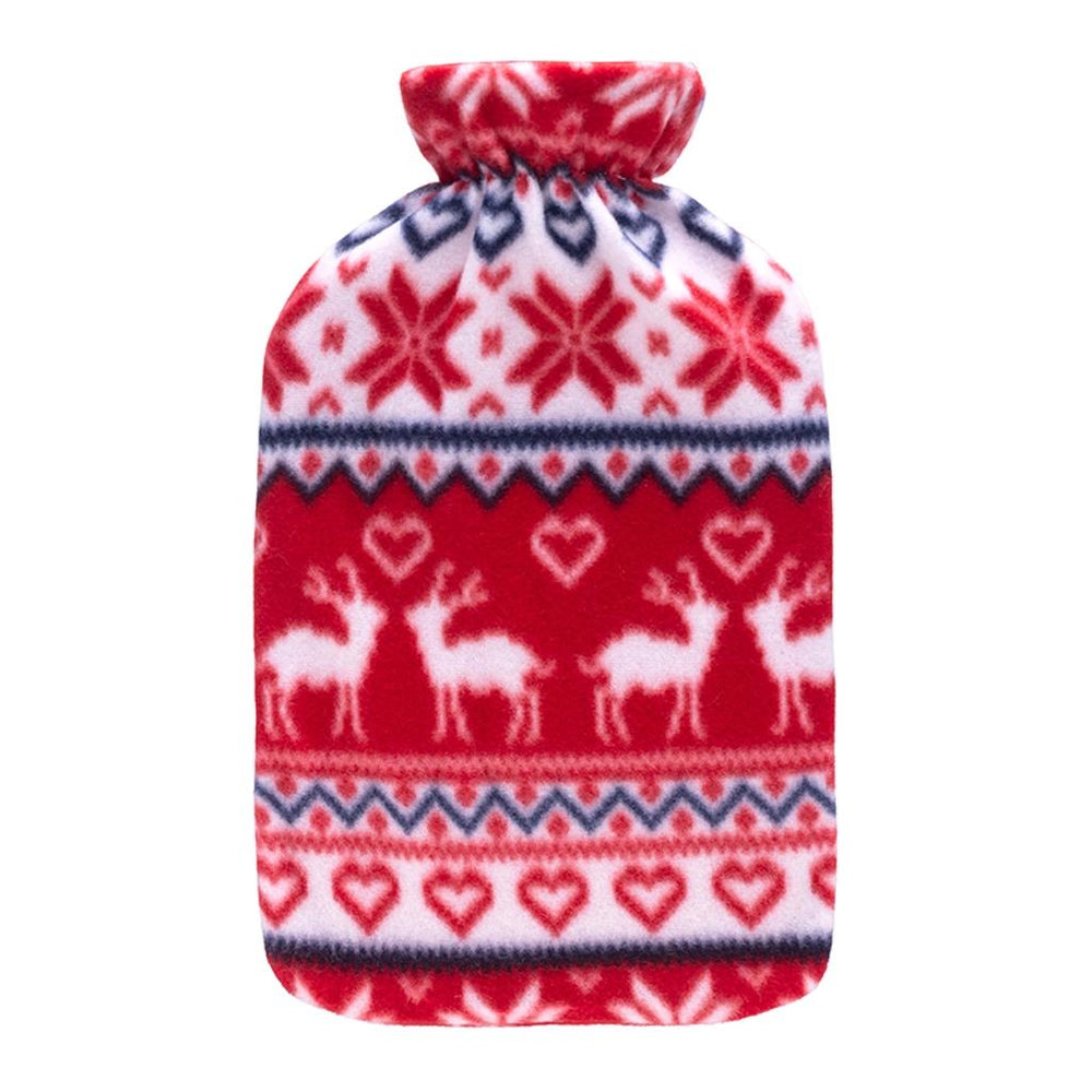 Eklips Fleece Covered Hot Water Bottle for Comfort 2 L