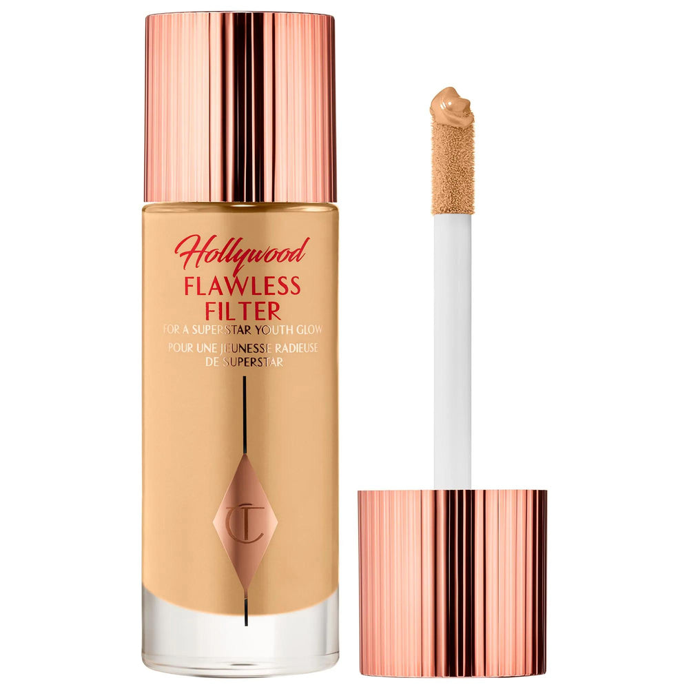 Hollywood Flawless Filter: Complexion Booster for Radiant, Youthful Glow | Blurring Liquid Highlighter & Skin Illuminator Hollywood Flawless Filter: Radiant Glow | Complexion Booster complexion booster, liquid highlighter, radiant finish makeup, blurring skin illuminator, flawless filter effect, youthful glow makeup, paraben free highlighter, cruelty-free complexion booster, lightweight skin illuminator, moisturizing highlighter, makeup, face makeup, highlighter, blurring, smoothing, illuminating, radiant, 