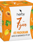 Herby 7 Days Apricot & Parsley Fit Tea for Wellness 14 Bags