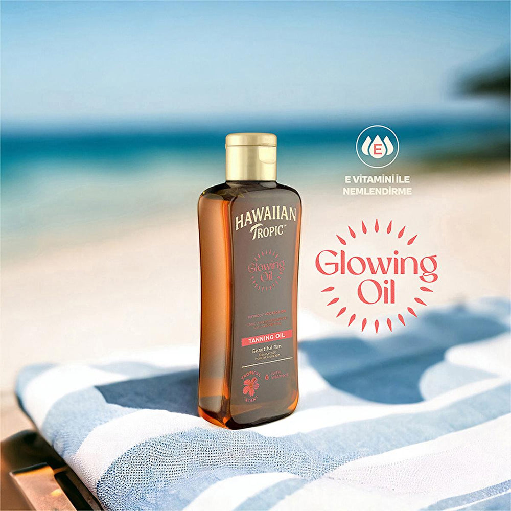 Hawaiian Tropic Glowing Coconut Tanning Oil: Long-Lasting Tan, Moisturizes, Water Resistant - Natural Bronzing Oil Hawaiian Tropic Tanning Oil: Get a Deep, Glowing Tan! tanning oil, Hawaiian Tropic tanning oil, coconut tanning oil, bronzing oil, water resistant tanning oil, tropical tanning oil, sun tanning oil, natural tanning oil, deep tan, moisturizing tanning oil, aloe vera, papaya, mango, sun protection, beach, pool, vacation, summer, glowing skin, sun-kissed, radiant, non-sticky formula, tanning, bron