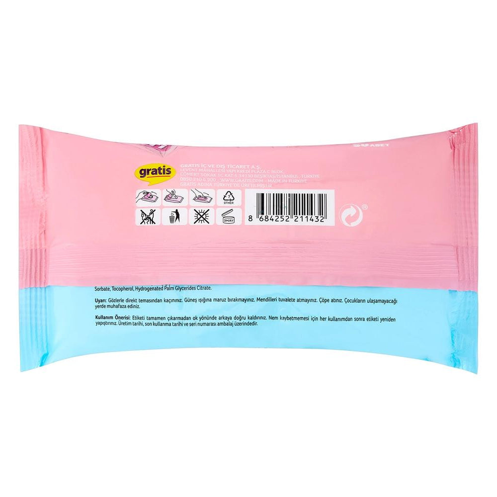 Benri Baby Wet Wipes for Gentle Cleansing 50 Count