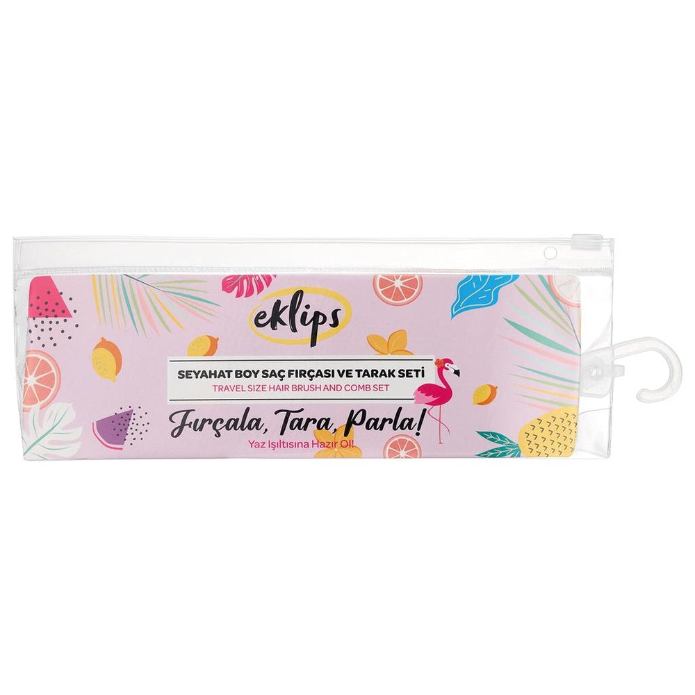 Eklips Summer Hair Brush & Comb Set (Assorted)