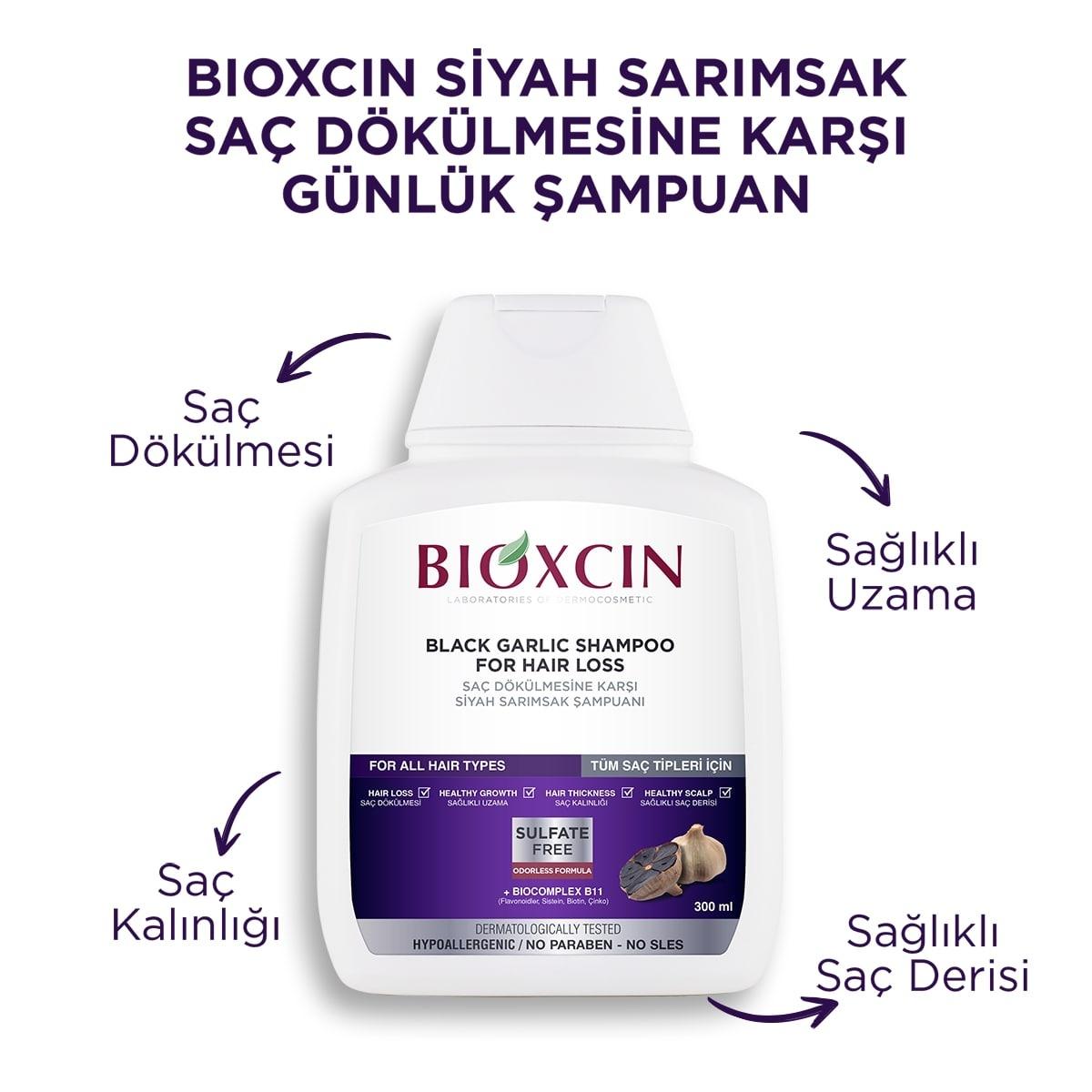 bioxcin-black-garlic-shampoo-300ml, natural-hair-care-bioxcin, black-garlic-extract-shampoo Bioxcin Black Garlic Shampoo - Natural Hair Care for Men and Women | 300 ml Bioxcin Black Garlic Shampoo - Natural Hair Care 300ml bioxcin, black-garlic-shampoo, natural-hair-care, hair-loss-treatment, hypoallergenic, men-and-women, hair-care-products, vegan-friendly, ai-generated, no-parabens