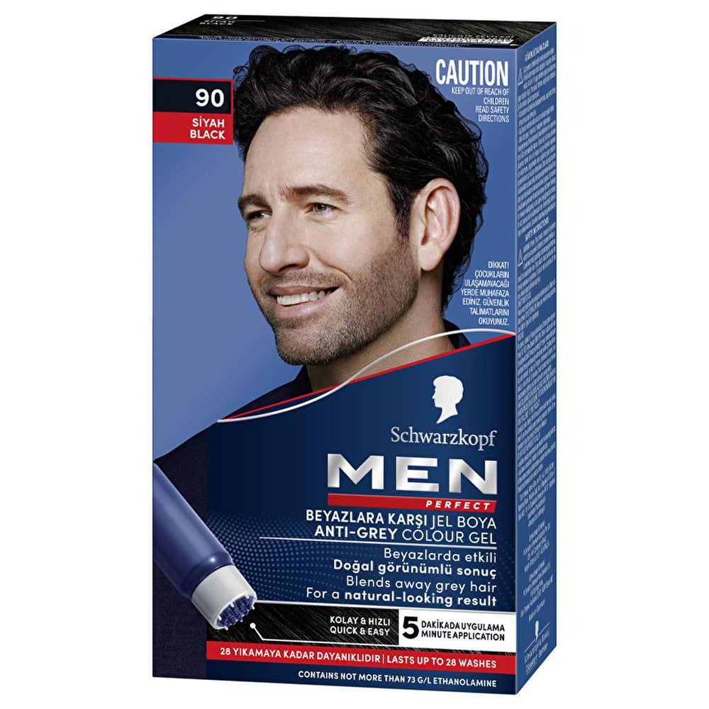 Men Perfect Hair Dye - Quick & Easy Application for Natural Look - Men's Hair Color, Gray Coverage - view 2