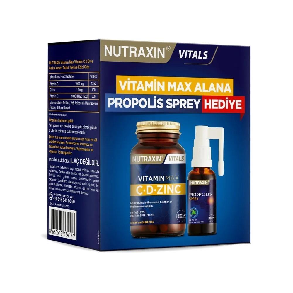 nutraxin vitamin max propolis spray gift package, nutraxin vitamin max c d zinc tablets, nutraxin propolis spray Nutraxin Vitamin Max Propolis Spray Gift Package | 30 ml + 60 Tablets Nutraxin Vitamin Max Propolis Spray Gift Package nutraxin, vitamin-max, propolis-spray, gift-package, health-supplements, immune-support, vitamins, health-conscious, ai-generated, wellness