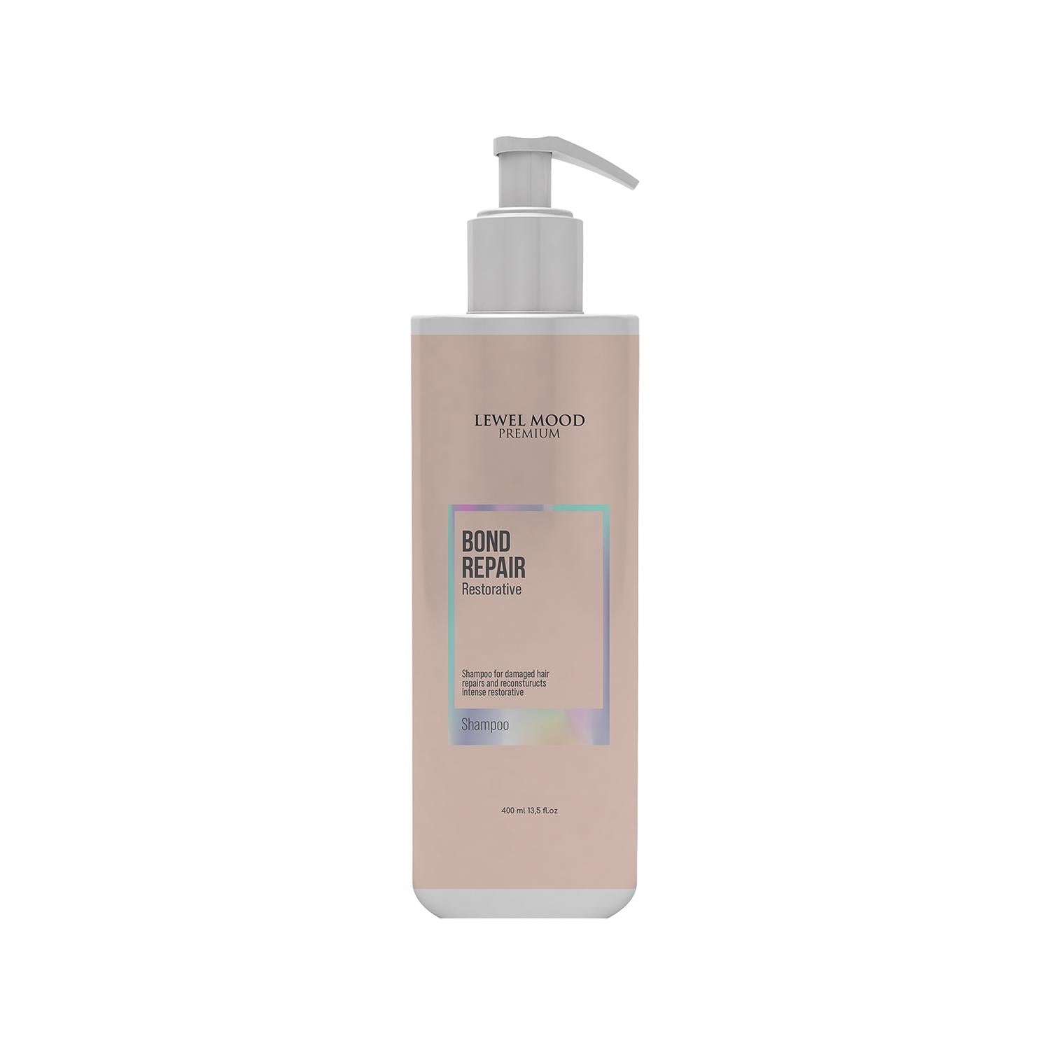 Lewel Mood Bond Repair Shampoo for Damaged Hair - Premium Hair Care, 13.53 fl oz Lewel Mood Bond Repair Shampoo - Premium Hair Care Bond Repair Shampoo, Damaged Hair Care, Premium Shampoo, Lewel Mood Hair Products, Hair Repair Treatment, Hair Care, Nourishing Shampoo, Repairing Shampoo, Premium Hair Care Products, Damaged Hair Repair, Hair Elasticity, Hair Shine, Luxurious Hair Care, Healthy Hair, Hair Nourishment