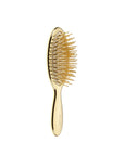 Janeke Gold Brush Air-Cushioned Hairbrush with Gold Tips