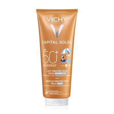 vichy sunscreen spf 50 kids face and body milk, vichy capital soleil kids sunscreen packaging, vichy kids sunscreen application Vichy Sunscreen SPF 50+ - Kids Face & Body Milk | 300 ml Vichy Sunscreen SPF 50+ | Kids Face & Body Milk vichy, sunscreen, spf-50, kids-sunscreen, water-resistant, ultra-protection, natural-ingredients, child-friendly, ai-generated, face-and-body