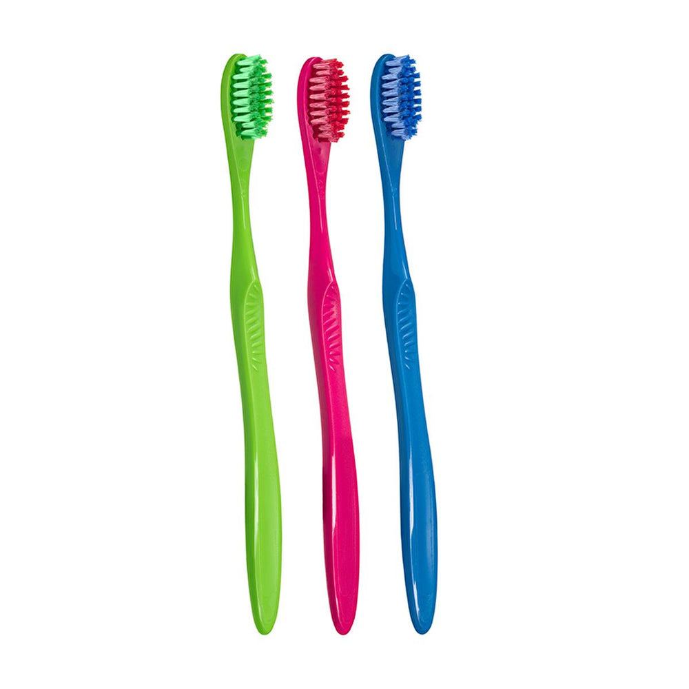 Benri Dent Toothbrush Set - 3 Medium Bristle Brushes for Adults - view 2