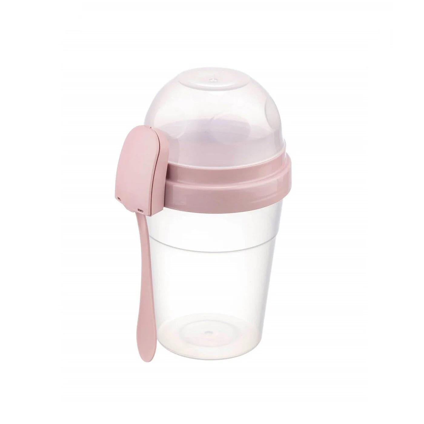 Qlux Yogurt Container with Topping Compartment L00812