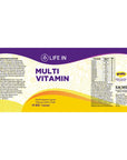 Life In Multivitamin Tablet - Essential Vitamins for Overall Health & Wellness - Supports Immune Function & Energy Levels Multivitamin Tablet for Overall Health & Wellness multivitamin, dietary supplement, vitamin C, vitamin A, vitamin D, B vitamins, immune support, energy supplement, health and wellness, nutritional supplement, adults, children over 11, dietary health, immune function, energy levels, overall health