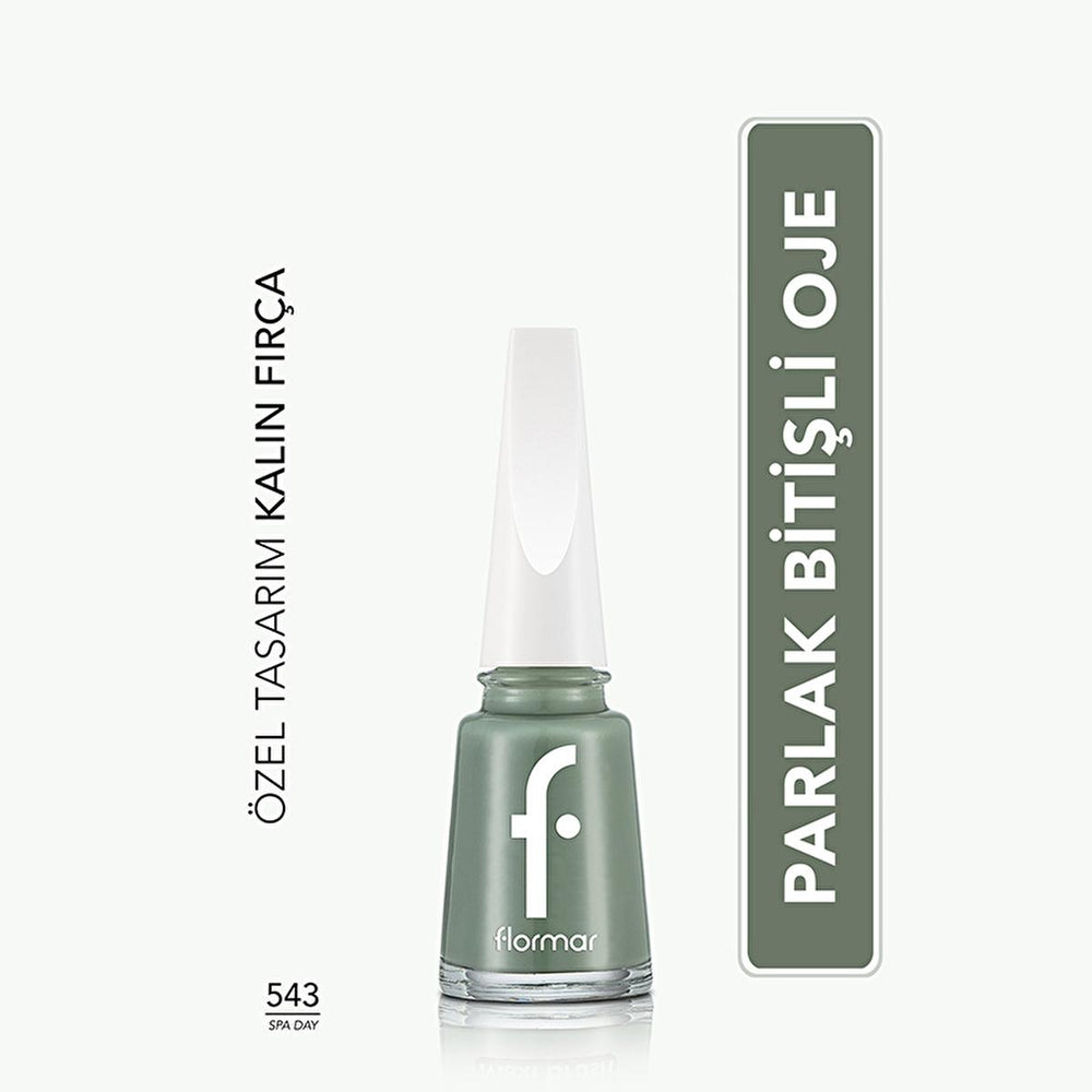 Flormar Nail Enamel Yoğun Pigmentli Oje - Long Lasting & Nourishing Nail Polish - Nail Polish