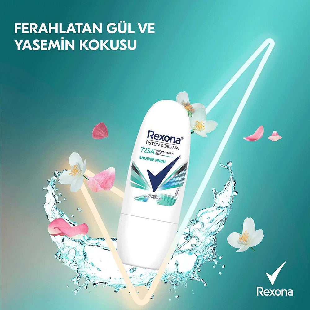 Rexona Shower Fresh Maximum Protection Mini Roll-On 20 ml x 2