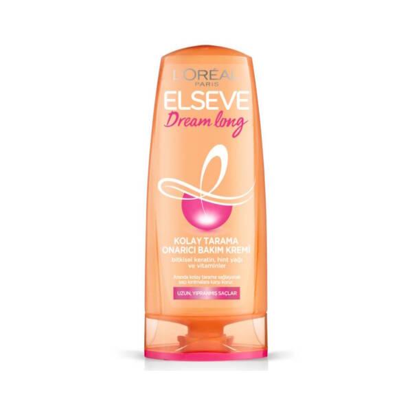 L'Oréal Paris Elseve Dreamy Long Kolay Tarama Hair Care Cream - 12.18 fl oz - Detangling & Softening Treatment Elseve Dreamy Long Hair Care Cream - Detangling & Softening Hair care cream, Detangling hair product, Long hair care, Repairing hair cream, Softening hair treatment, Hair detangler, Long hair solution, Hair softening cream, L'Oréal Paris, Elseve, Dreamy Long, Kolay Tarama, Hair repair, Hair management, Hair care routine