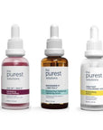 The Purest Solutions Skincare Set - Exfoliating, Pore Tightening & Brightening Serum with AHA, BHA, - Makeup Primer