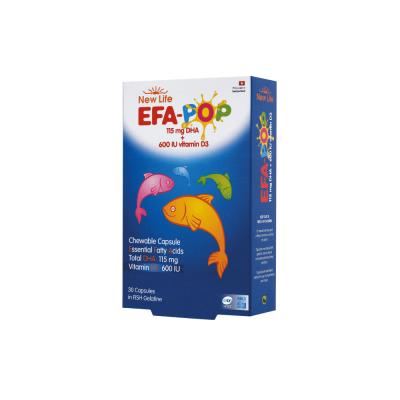 New Life Efa-Pop Omega-3 Supplement for Kids: Chewable Fish Oil Capsules with Vitamin D for Brain Health & Strong Bones - Fruit Flavored, Easy to Take Omega-3 for Kids: New Life Efa-Pop for Brain & Bone Health Omega-3 supplement for kids, Chewable fish oil capsules, Vitamin D for children, DHA supplement for brain health, Fish oil for children's health, EFA supplement for kids, Omega 3 600 IU, Chewable Omega 3, Kids vitamin supplements, Children's chewable vitamins, Omega-3, Vitamin D, DHA, Fish Oil, EFA, c