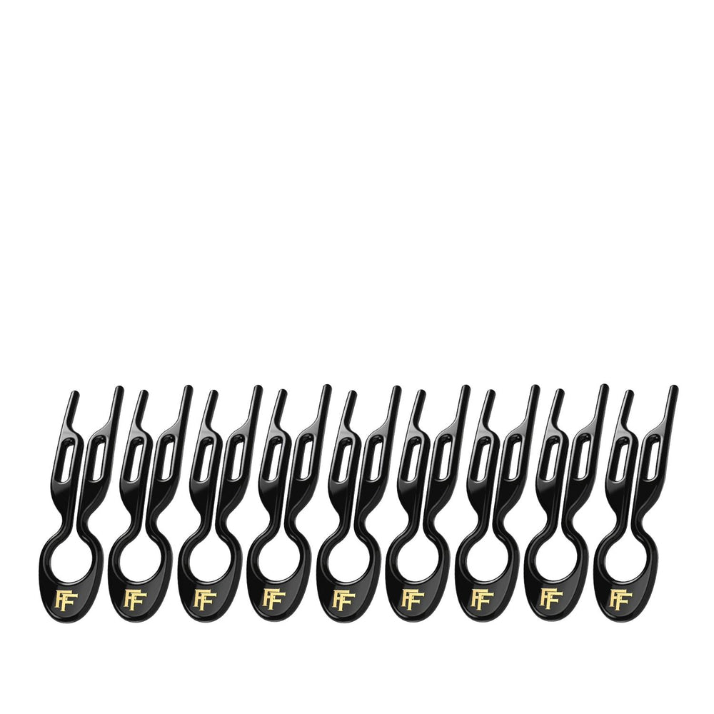 Fiona Franchimon No. 1 Hairpin Black for Secure Hold 9-Pack