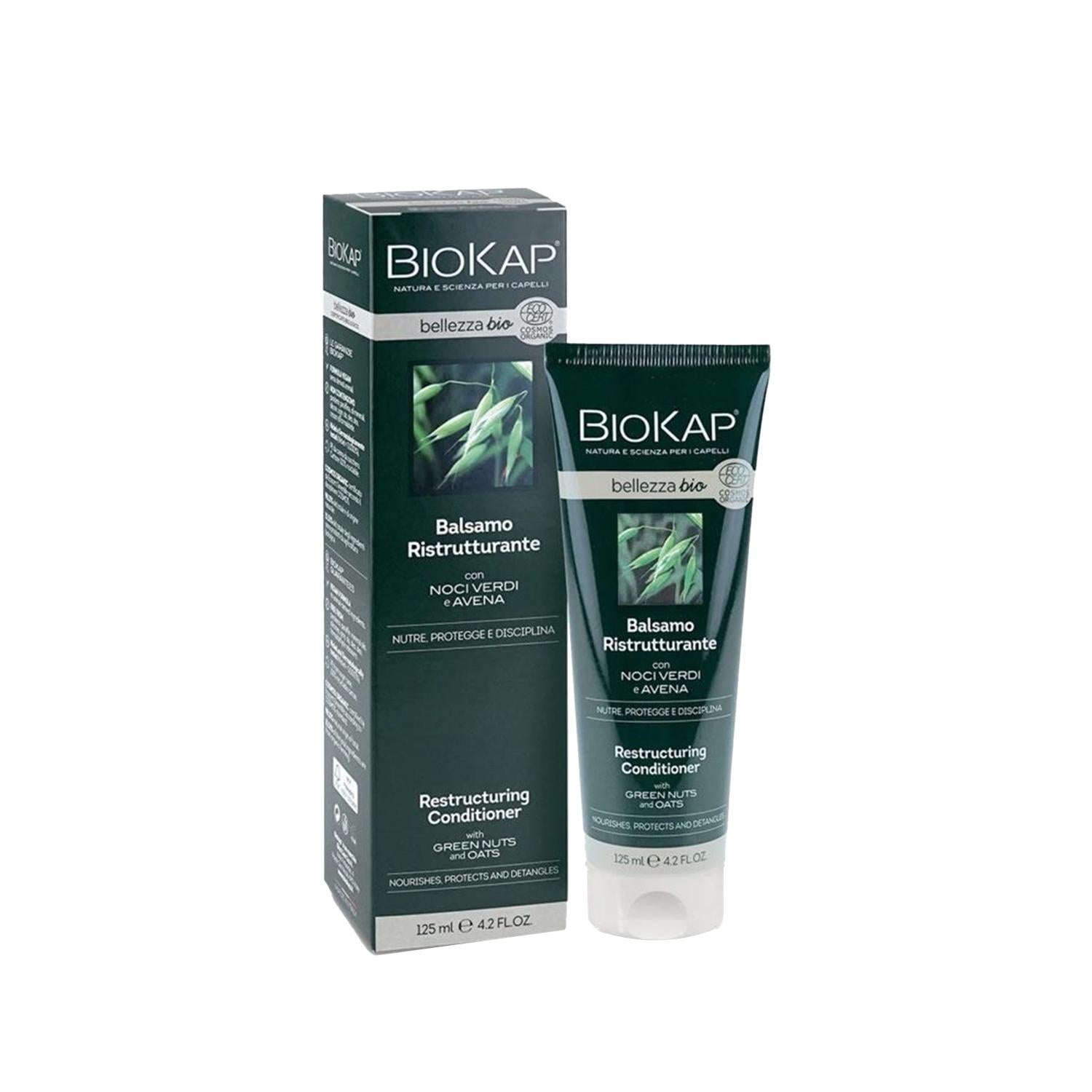 Biokap Biokap Bellezze Bio Restructuring Hair Cream 125ml - Repairs Damaged Hair, Natural Ingredients, Conditioning Properties Biokap Bellezze Bio Restructuring Hair Cream - Repair Damaged Hair Biokap Bellezze, Bio Restructuring hair cream, Hair restructuring treatment, Natural hair care products, Hair conditioning cream, Hair repair, Damaged hair solution, Natural ingredients, Bio hair care, Hair nourishment, Hair health, Hair care routine, Conditioning hair cream