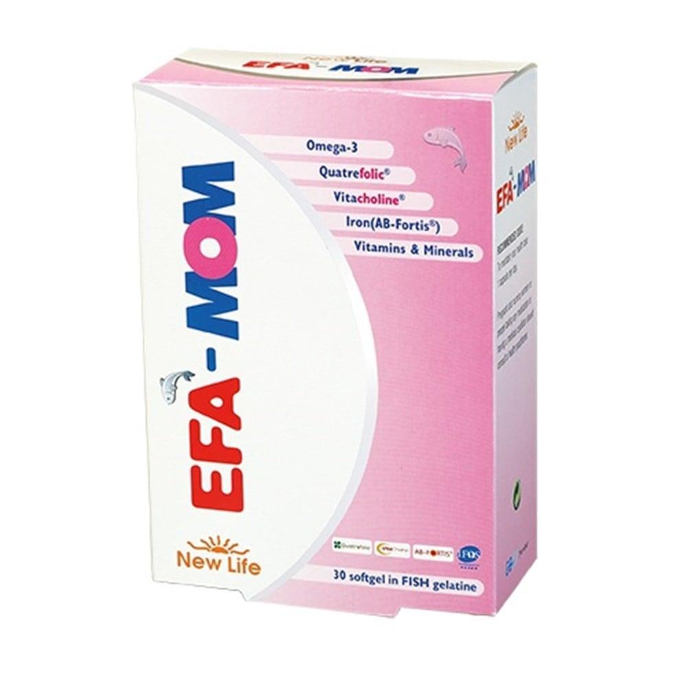 New Life EFA Mom: Comprehensive Pregnancy Supplement with DHA, Folic Acid &amp; Iron - Gluten-Free Prenatal Vitamins - image 8