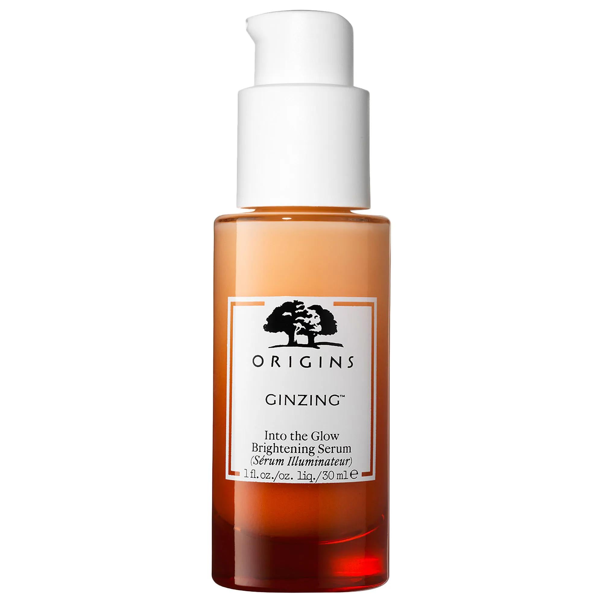 Drunk Elephant GinZing Into the Glow Brightening Serum - Multi-Action Face Serum with Vitamin C & Retexturizing Complex GinZing Brightening Serum - Vitamin C & Retexturizing Complex Face Serum, Brightening Serum, Vitamin C Serum, Retexturizing Complex, Vegan Skincare, Skincare, Facial Treatments, Anti-Aging, Brightening, Smoothing, Hydrating, Normal Skin, Combination Skin, Dullness, Uneven Texture, Pores, Lightweight Serum, Cruelty-Free, Clean Beauty