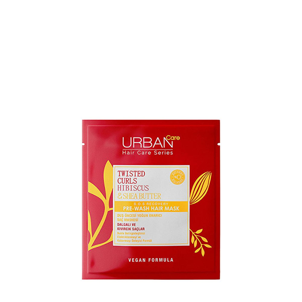 Urban Care Twisted Curls Hibiscus & Shea Butter Curl Defining Pre-Shower Hair Mask - Nourishing, Vegan, Paraben-Free - view 6