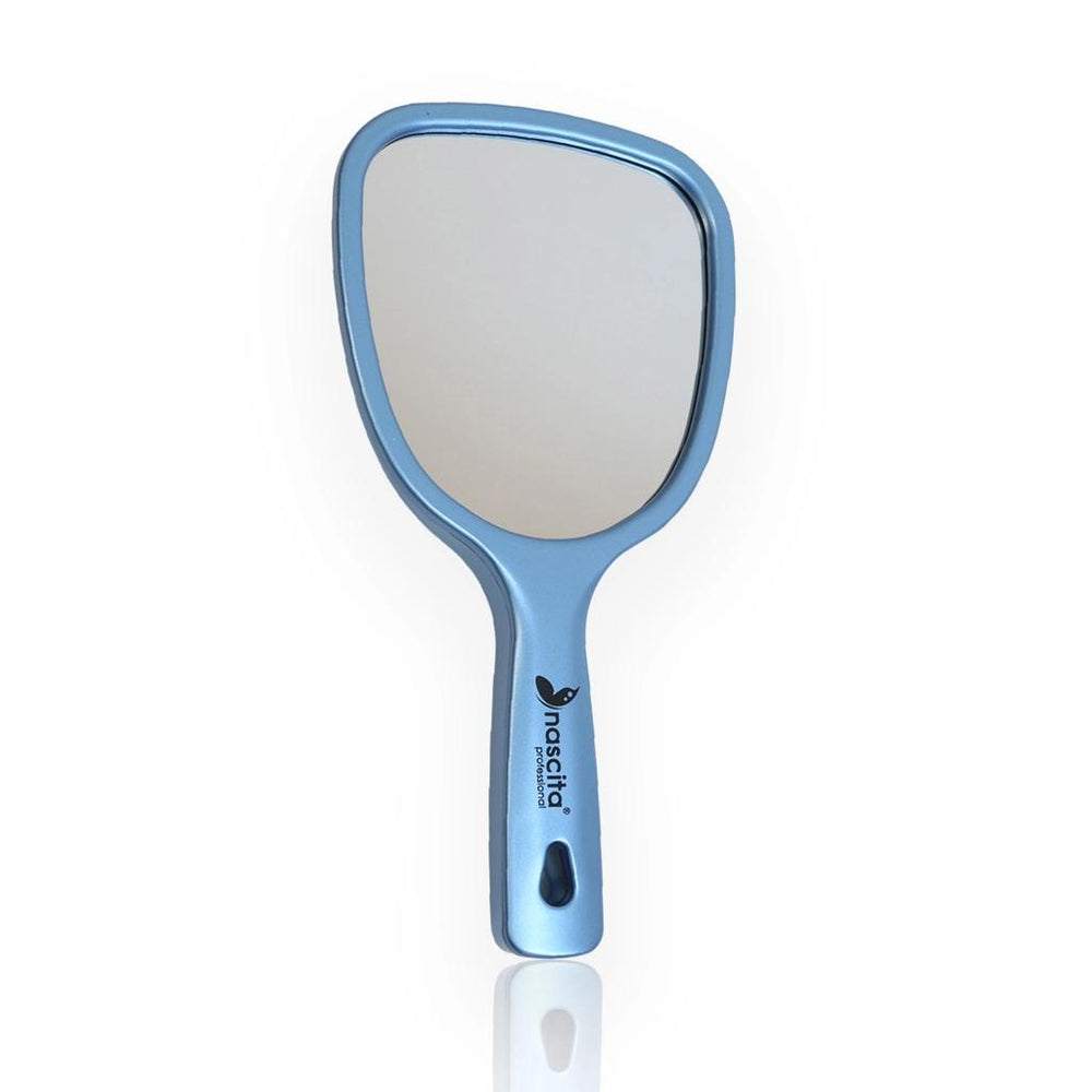 Nascita Magnifying Hand Mirror Blue for Precise Makeup 1 pc