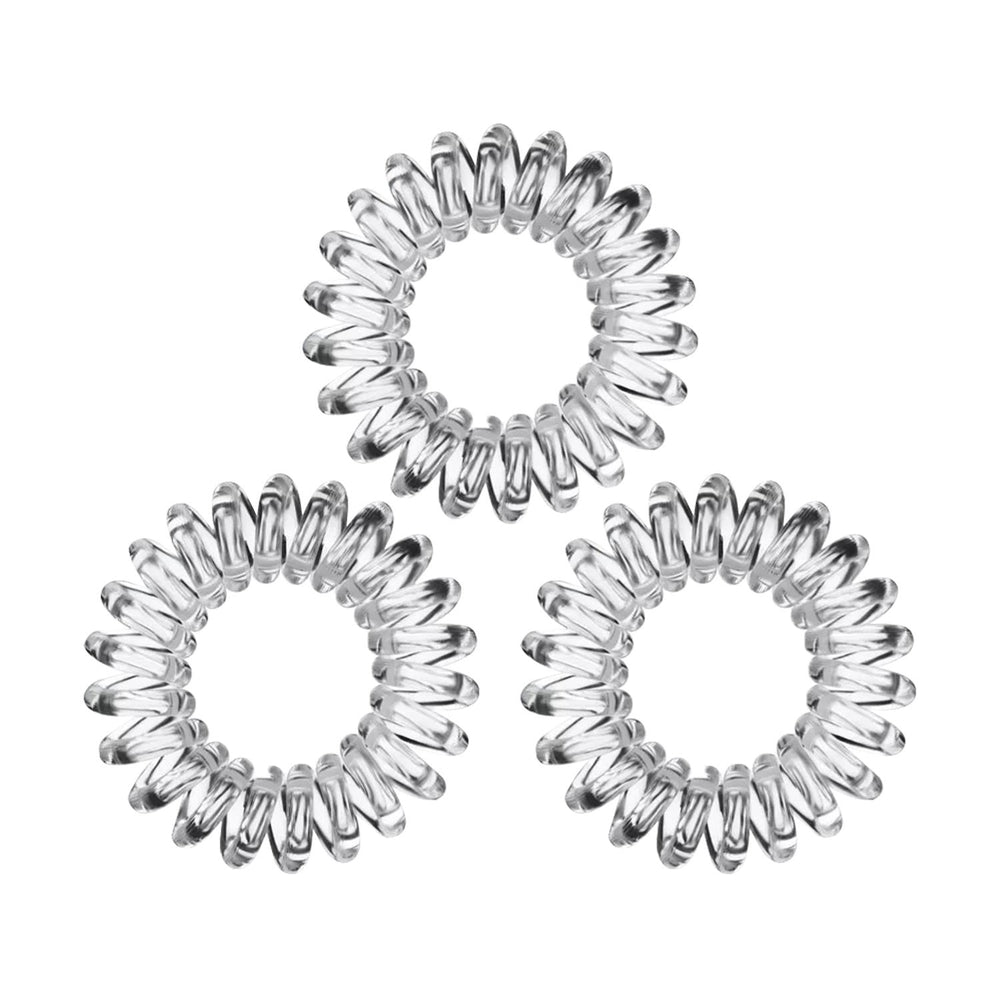 Invisibobble Original Crystal Clear 3-Piece Hair Ties - Stylish & Secure Hair Accessories - Hair Accessories