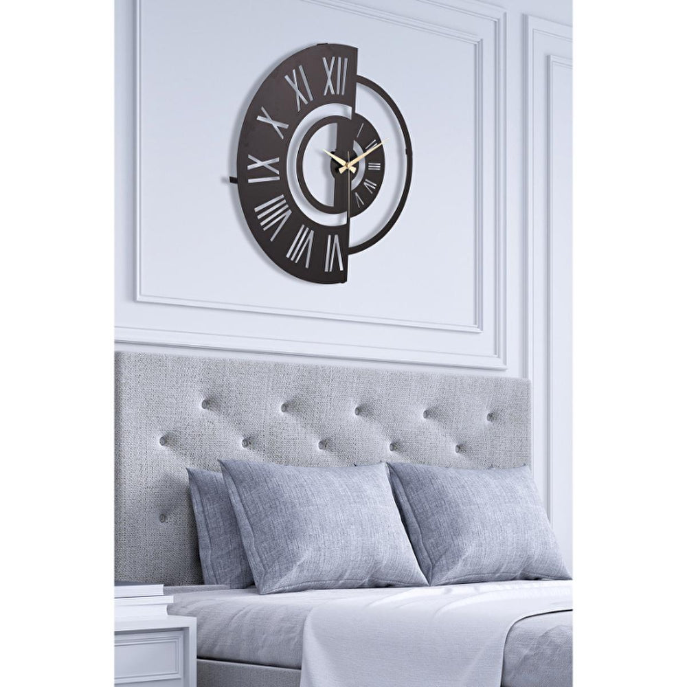 Muyika 50cm Metal Silent Wall Clock - Modern Large Wall Decor for Indoor Spaces - view 5