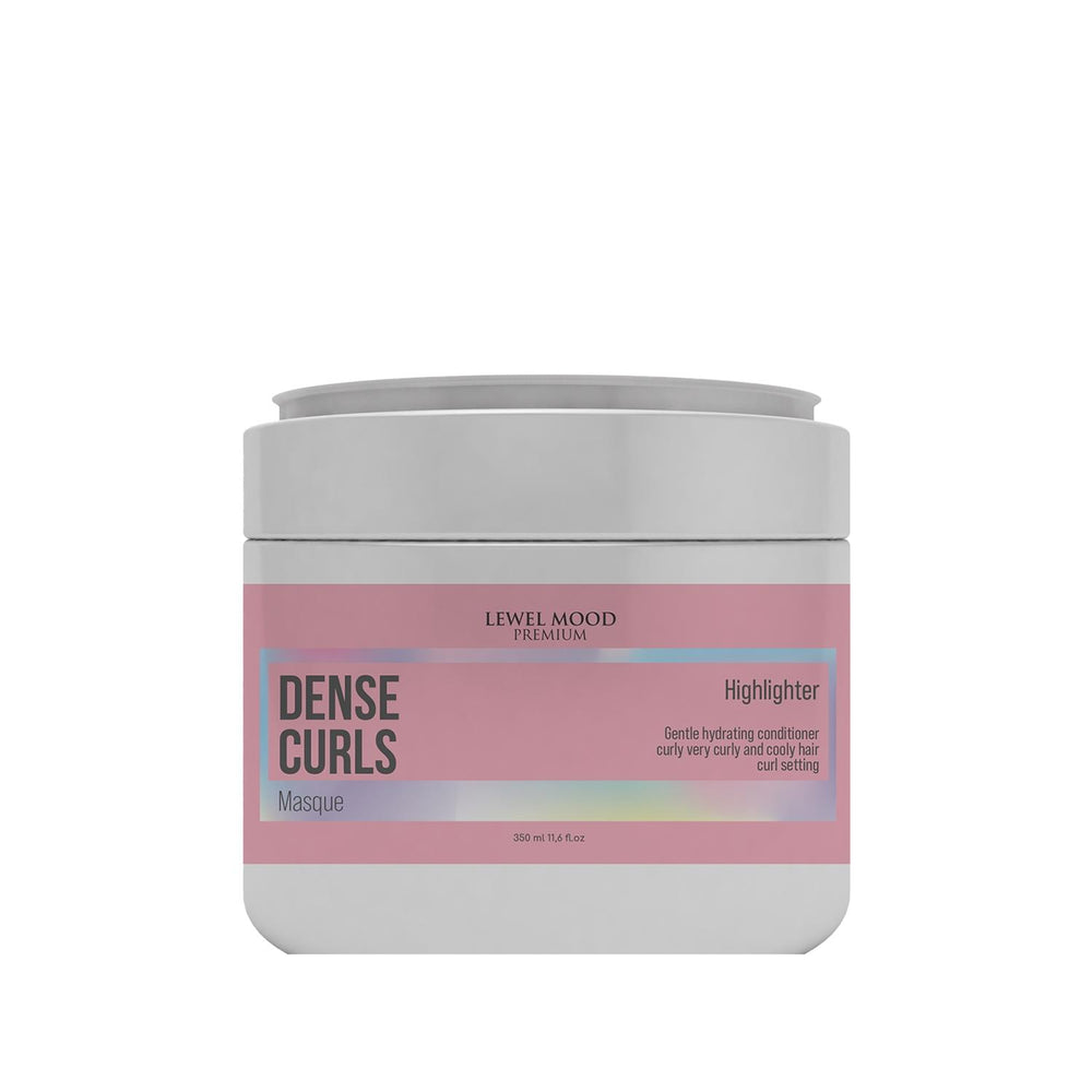 Lewel Mood Premium Dense Curls Hair Care Mask for Curly & Wavy Hair - 11.83 fl oz - Intense Hydration & Nourishment Lewel Mood Dense Curls Mask - Curly Hair Care curly hair care, hair mask for curly hair, premium hair care, intense hydration for hair, Lewel Mood Dense Curls, curly hair solution, hair nourishment, wavy hair care, dense curls, hydration mask, premium hair mask, hair care for dry curls, frizz reduction, curl definition, generous size, value for money, hair care essentials, curly hair products