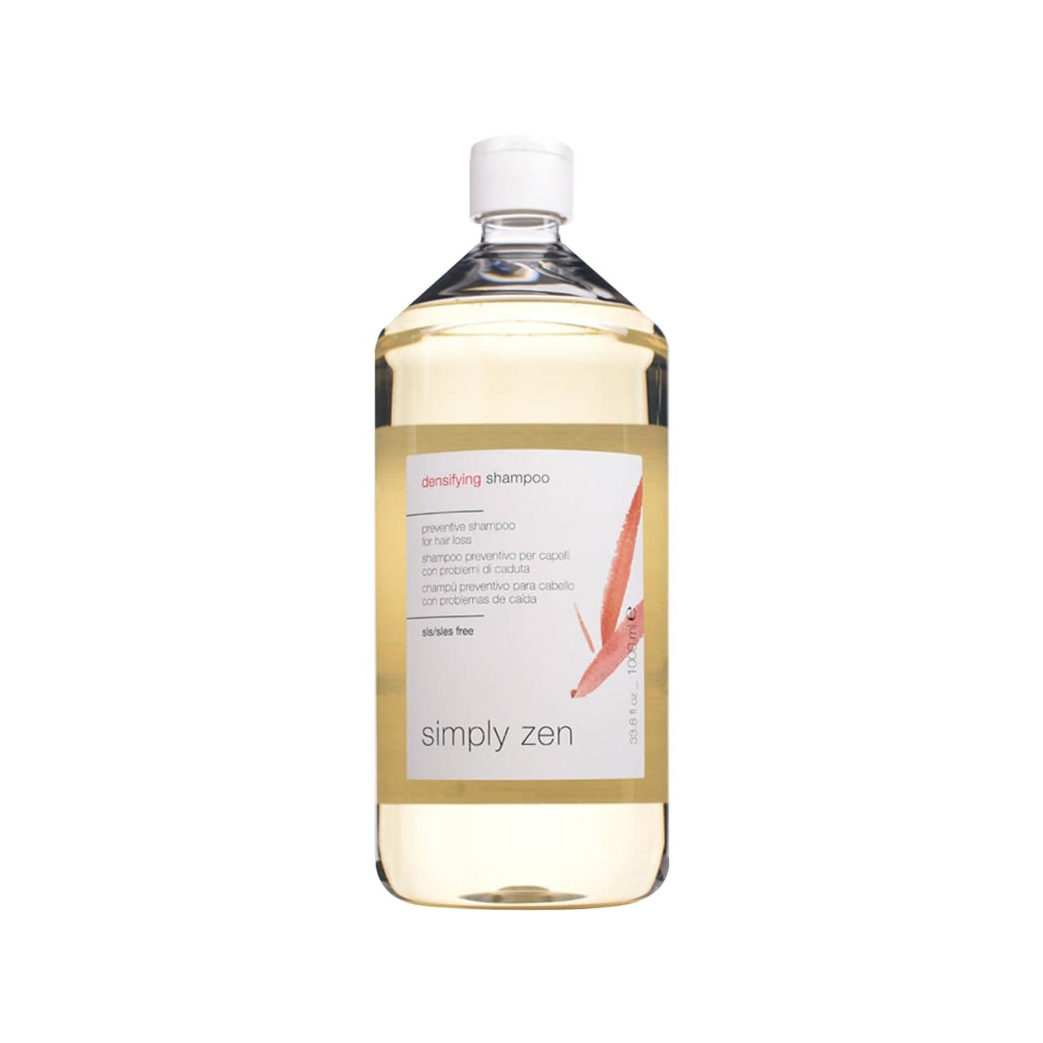 Simply Zen Densifying Shampoo for Hair Loss Protection - 1000 ml, Nourishing Hair Care Simply Zen Densifying Shampoo for Hair Loss hair loss shampoo, densifying shampoo, protective hair care, Simply Zen shampoo, 1000 ml hair shampoo, nourishing hair care, hair thickening shampoo, hair loss protection, hair care routine, Simply Zen hair care, healthy hair products