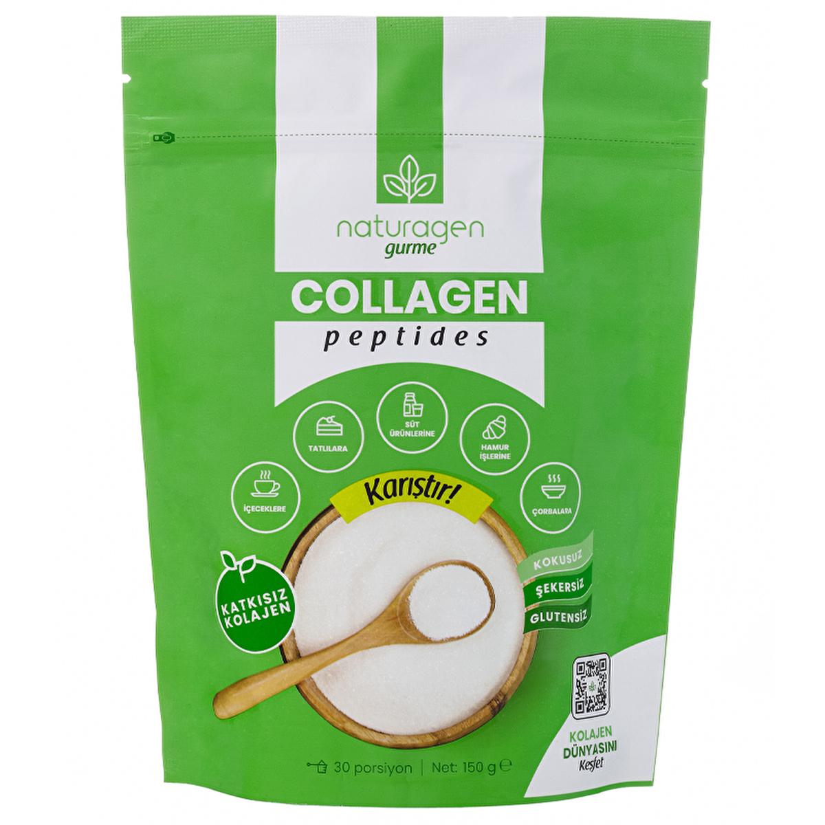 Naturagen 100% Pure Collagen Supplement Powder - Gluten-Free, Sugar-Free, Enhances Nutrition - Collagen Gurme 150g Naturagen Collagen Supplement Powder - Pure & Gluten-Free collagen supplement, collagen powder, gluten-free collagen, sugar-free collagen, pure collagen, health supplements, nutritional enhancers, cooking ingredients, dietary supplements, wellness products