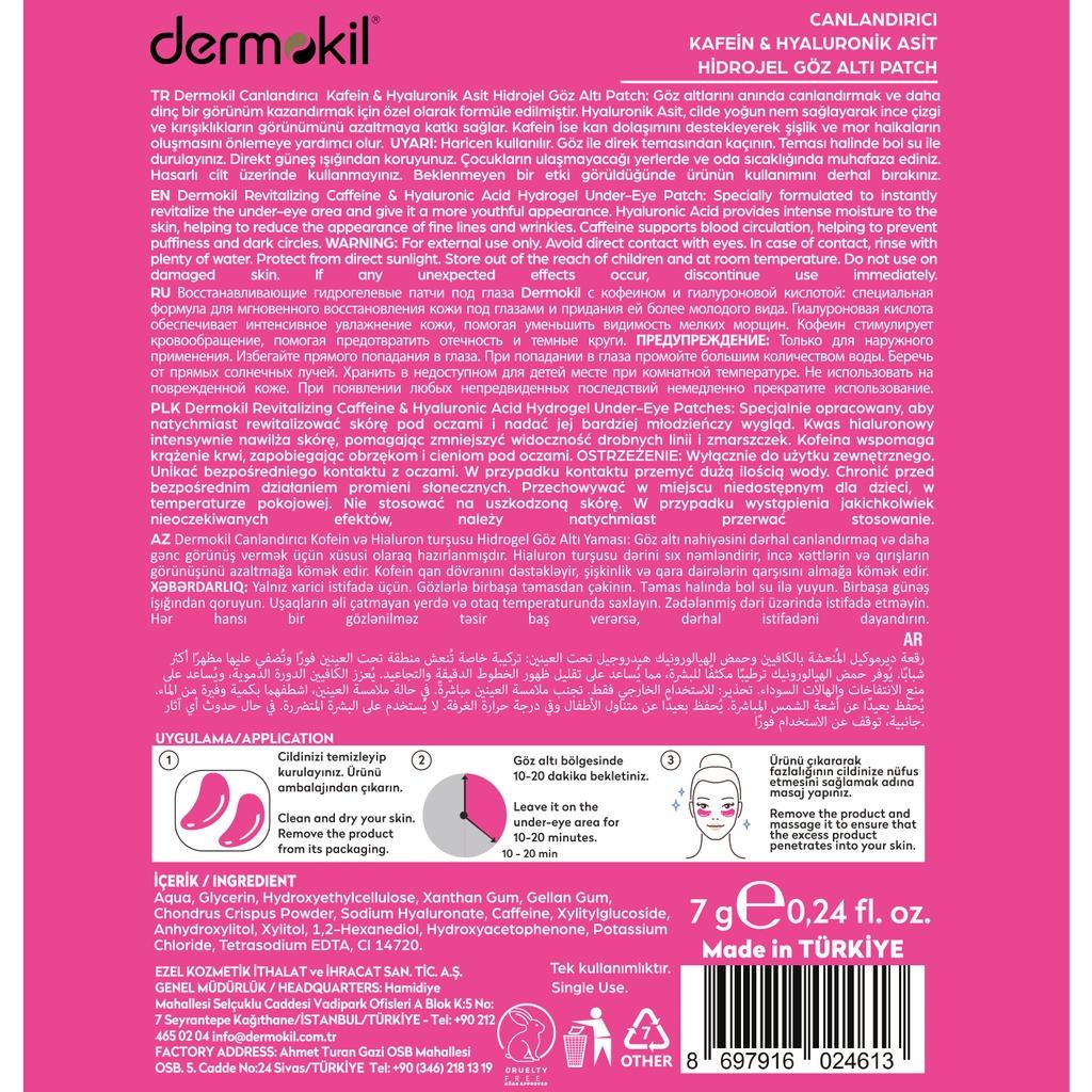 Dermokil Caffeine &amp; Hyaluronic Acid Revitalizing Eye Mask 7g