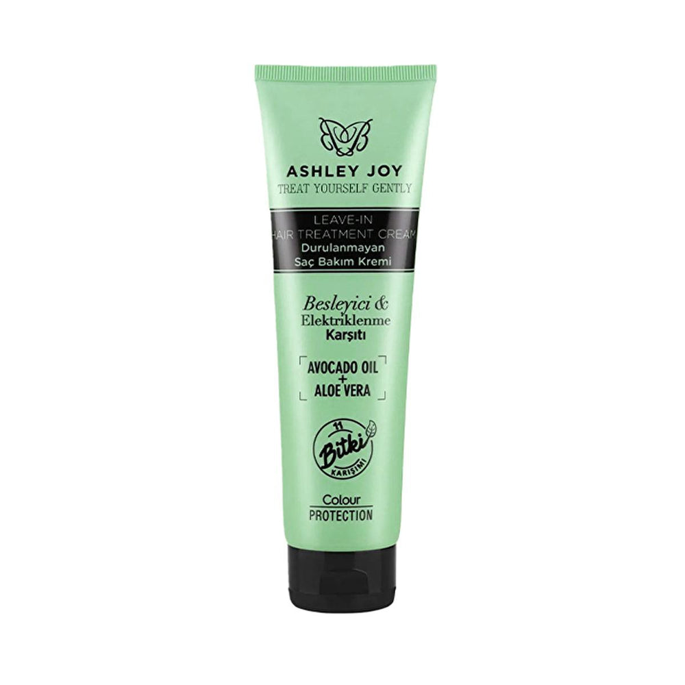 Ashley Joy Leave-In Hair Conditioner: Moisturizing Cream for Frizz Control & Color Protection with Avocado Oil & Aloe Vera - 150ml Ashley Joy Leave-In Conditioner - Frizz Control & Color Protection leave-in hair conditioner, hair moisturizing cream, frizz control hair product, color protection conditioner, avocado oil hair treatment, aloe vera hair care, chamomile hair treatment, hair repair cream, non greasy conditioner, hair shine enhancer, hair conditioner, moisturizing cream, frizz control, color protec
