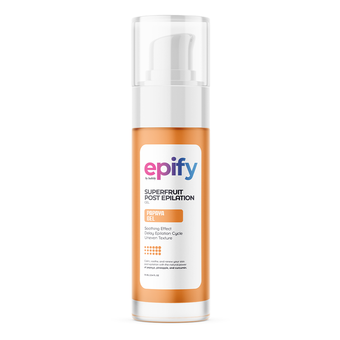 Epify Superfruit Papaya Gel Hair Removal Inhibitor bottle