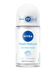 Nivea Fresh Natural Roll-On Deodorant for Women - Long-Lasting Odor Protection, Moisturizing, and Fresh Fragrance (1.69 fl oz)