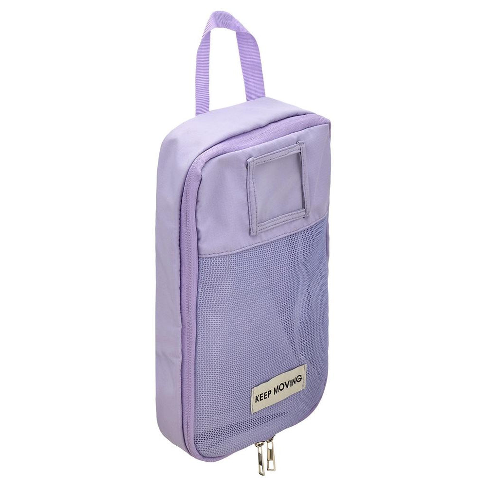 Eklips Lilac Mesh Travel Bag for Cosmetics