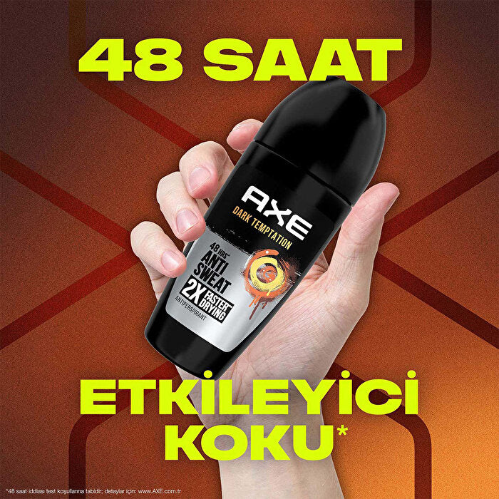 Axe Dark Temptation Roll On Deodorant 50ml - 48 Hour Chocolate Scent - view 7