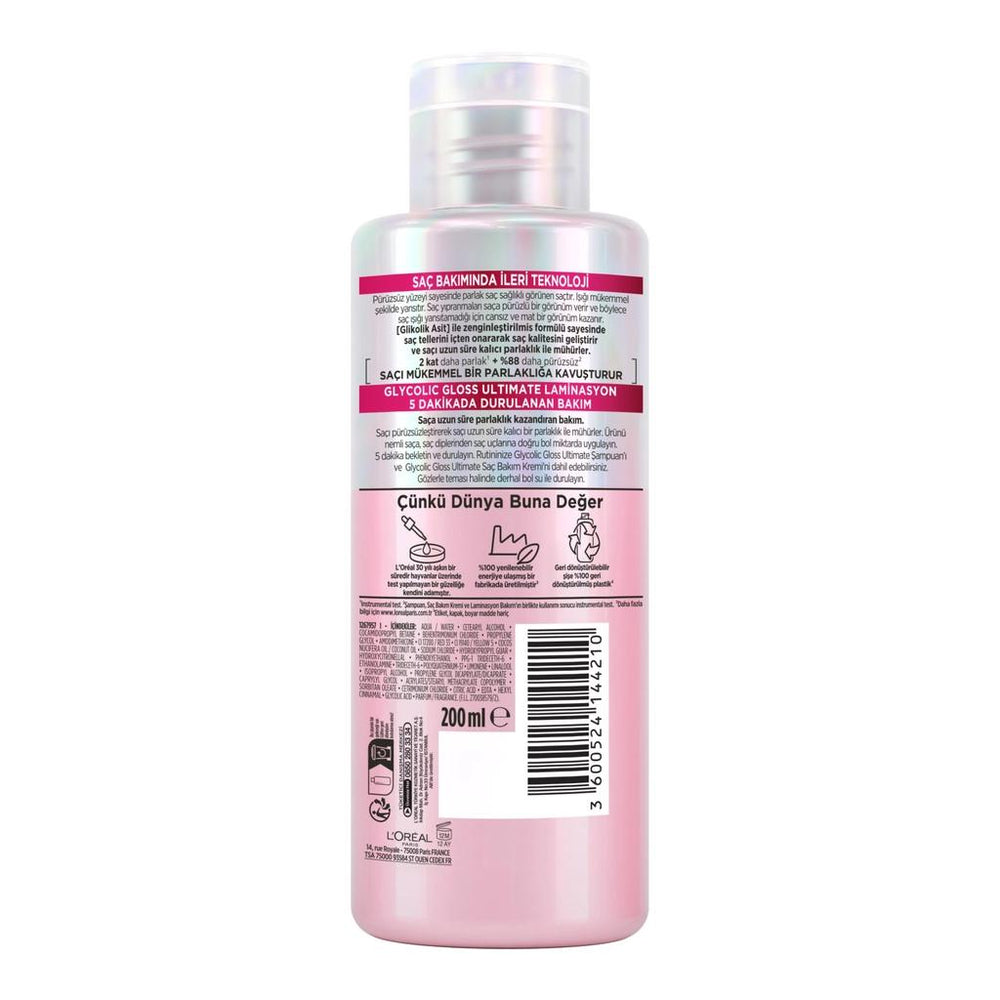 Elseve Glycolic Gloss Lamination Treatment 200 ml