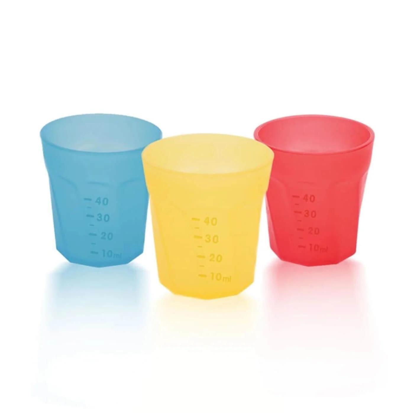 Wee Baby Mini Baby Cups Easy-Grip Training Set 3-Pack