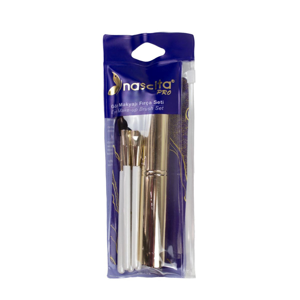 Nascita Pro 5-Piece Makeup Brush Set - Soft, High-Quality Brushes for Travel and Professional Use - view 2