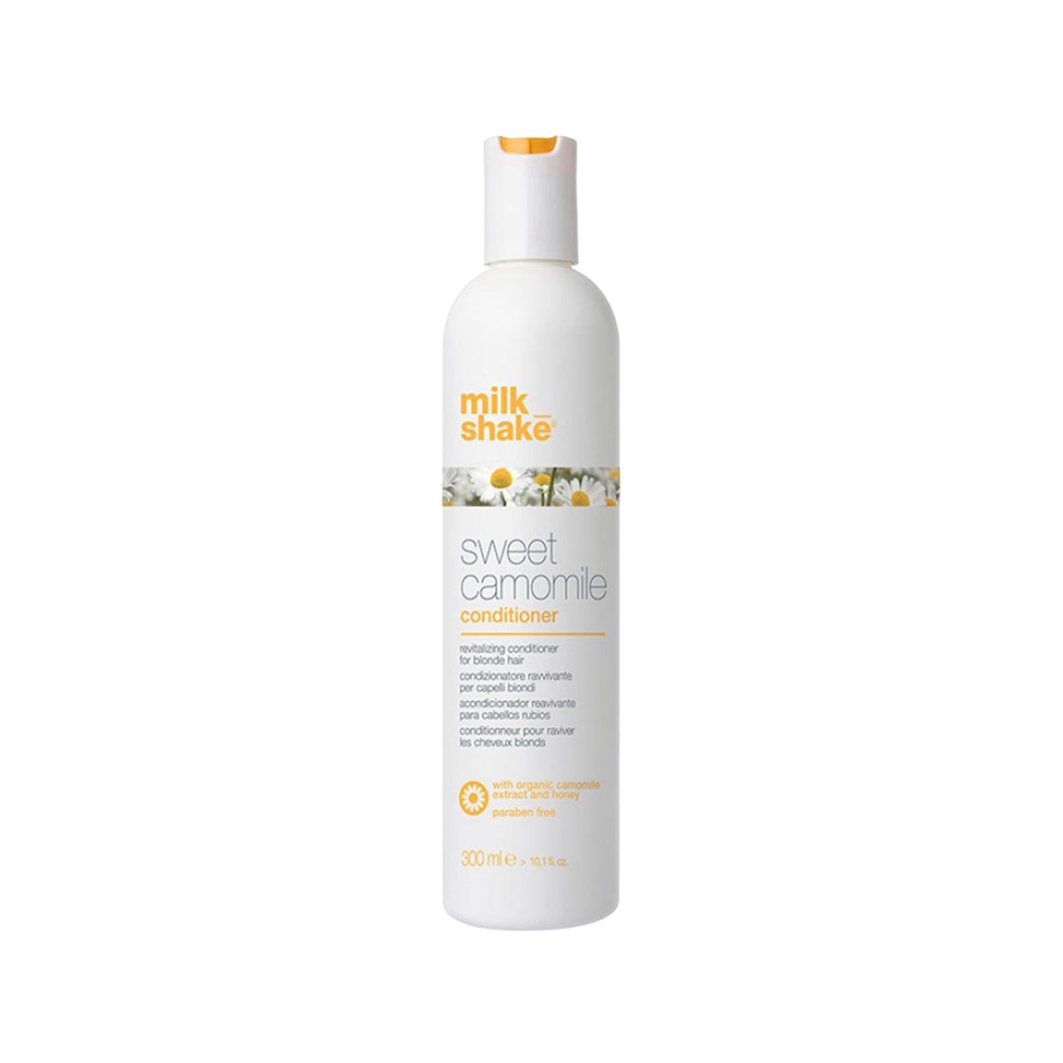 milk_shake Sweet Camomile Revitalizing Hair Cream for Blonde Hair - Nourishing, Soothing, 10.14 fl oz milk_shake Sweet Camomile Hair Cream for Blonde Hair milk_shake Sweet Camomile, Revitalizing Hair Cream, Blonde Hair Care, Nourishing Hair Products, Sweet Camomile Hair Cream, Hair Care for Colored Hair, Blonde Hair Nourishment, Soothing Hair Cream, Calming Hair Products, Hair Revitalization, milk_shake Hair Care, Blonde Hair Maintenance